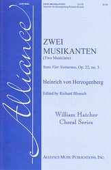 Zwei Musikanten SATB choral sheet music cover